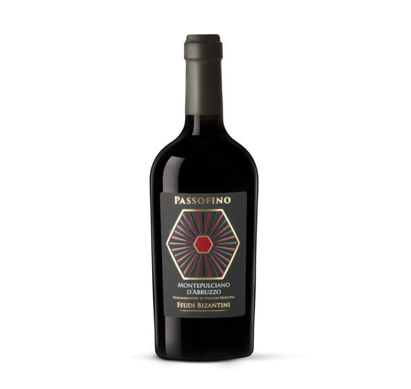 Červené víno Montepulciano DOC d’Abruzzo Passofino – Feudi Bizantini
